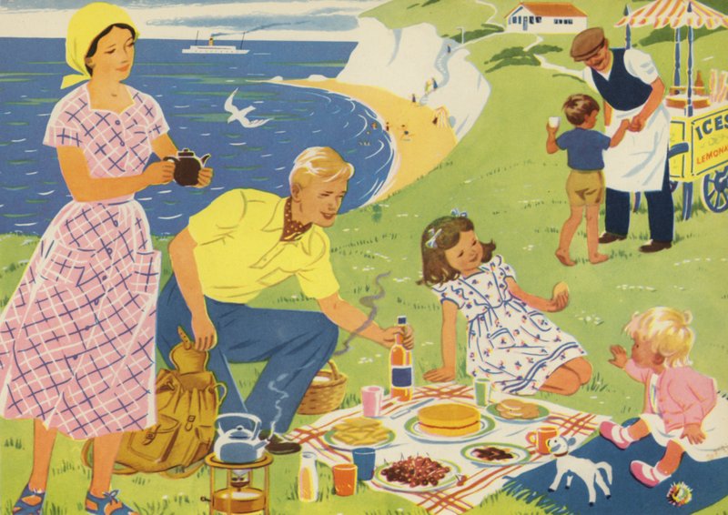 A picnic by Audrey Brunton