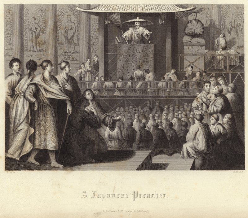 A Japanese Preacher by Bernard Picart