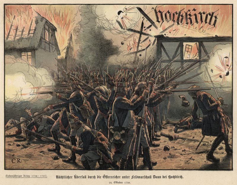 Battle of Hochkirch by Carl Röchling