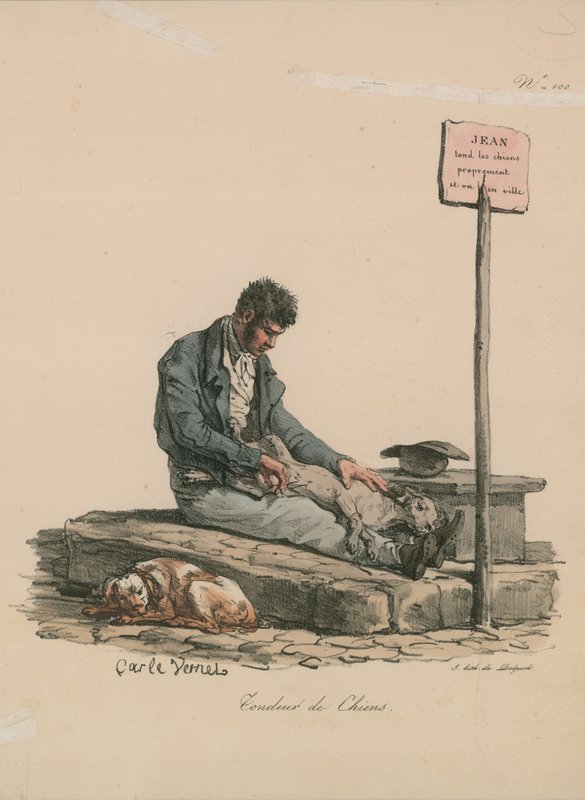 Dog Groomer by Carle Vernet