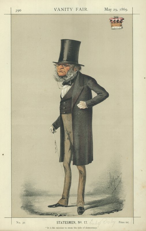 Earl Derby by Carlo Pellegrini
