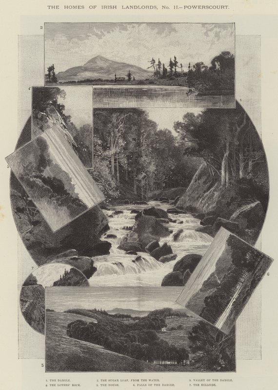 Powerscourt by Charles Auguste Loye