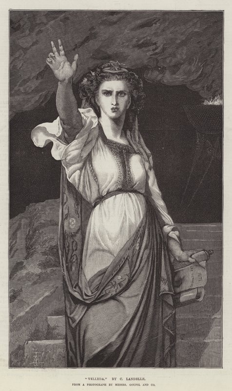 Velleda by Charles Landelle