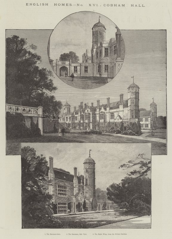 Cobham Hall by Charles Auguste Loye