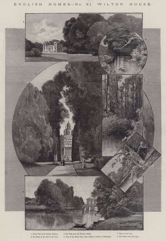 Wilton House by Charles Auguste Loye