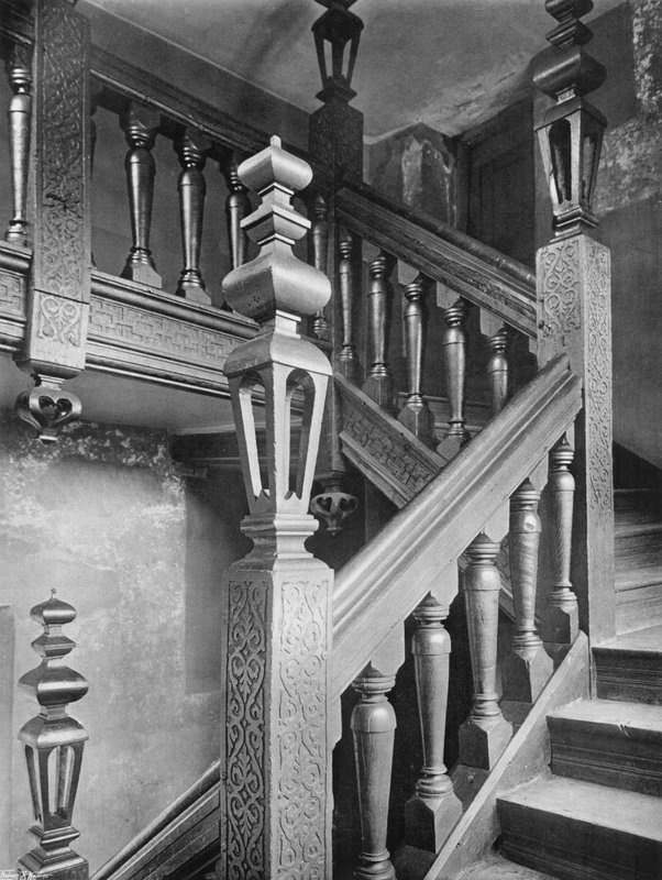 Old Oak Staircase by Charles Latham
