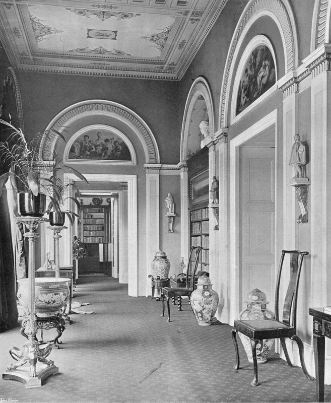 The Library Corridor by Charles Latham
