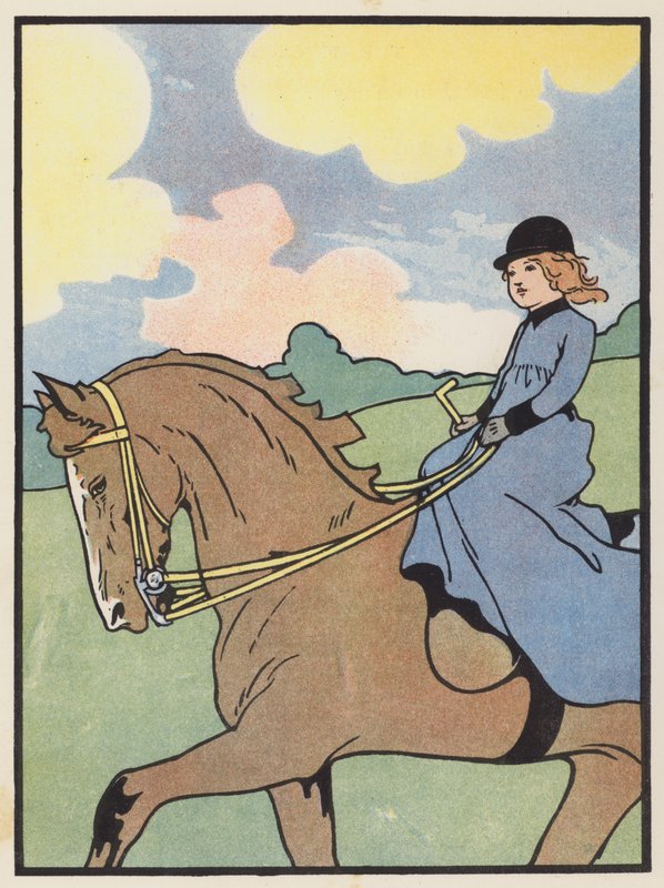 A Clever Little Horsewoman by Charles Robinson