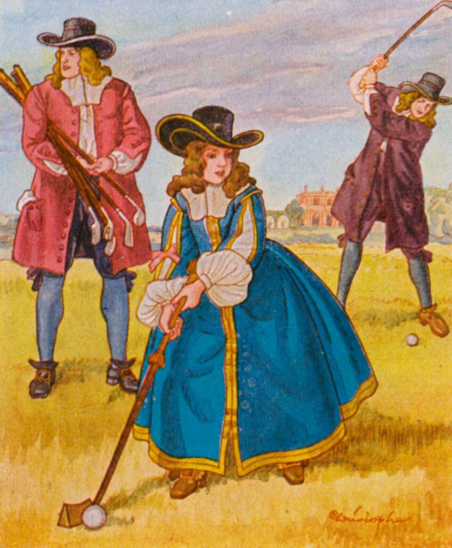 Golf Game by Christophe (1856 1945)