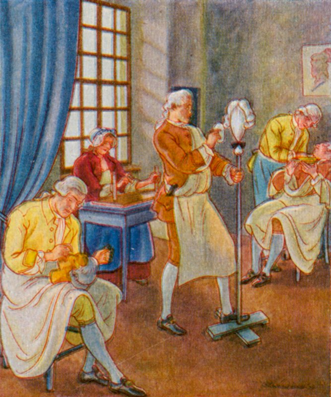 Wigs Maker by Christophe (1856 1945)