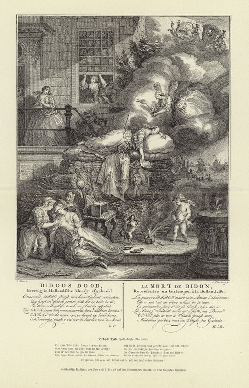 The death of Dido by Cornelis Troost