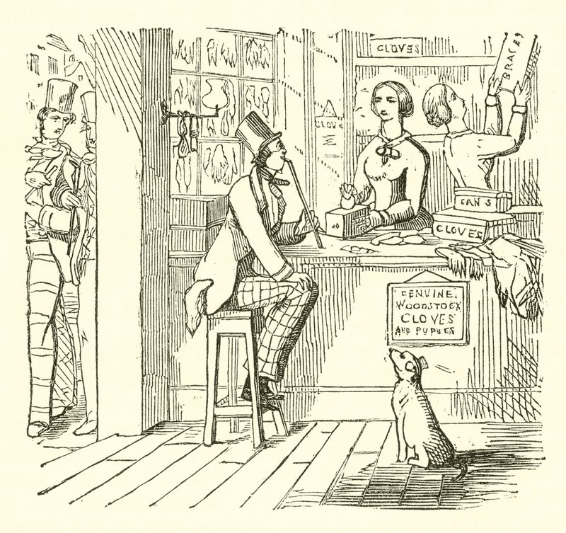Glove Shop by Cuthbert Bede