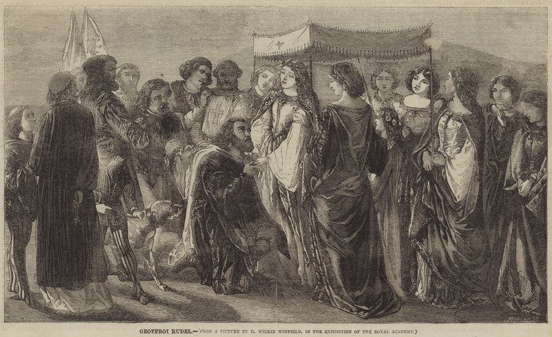 Geoffroi Rudel by David Wilkie