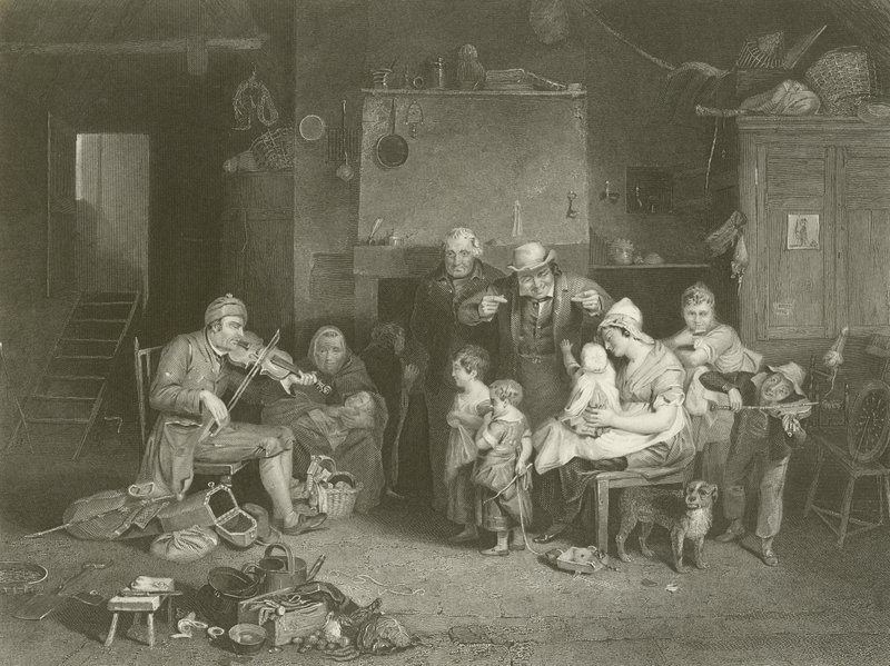 The Blind Fiddler by David Wilkie