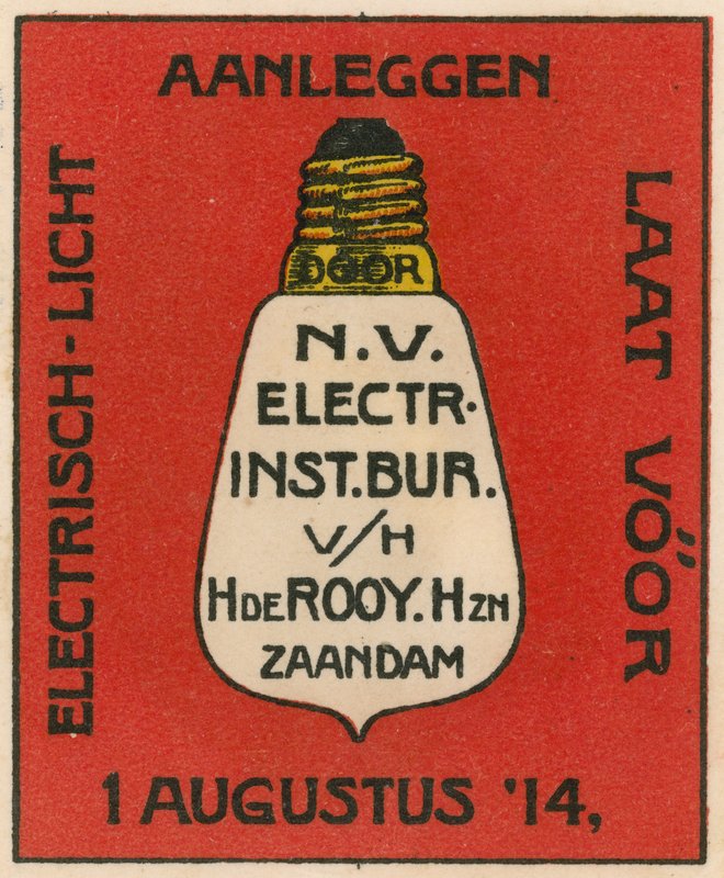 Electric lighting by Dutch School