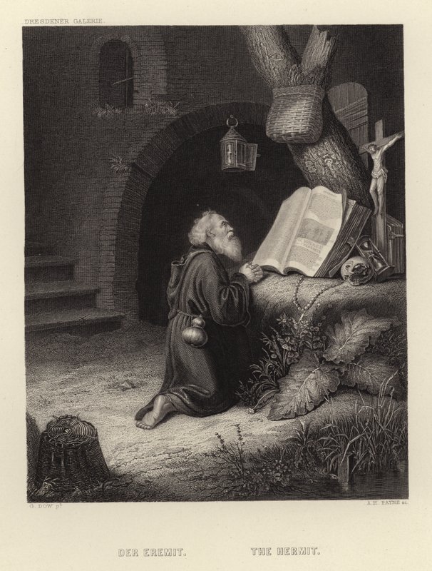 The Hermit by Dutch School