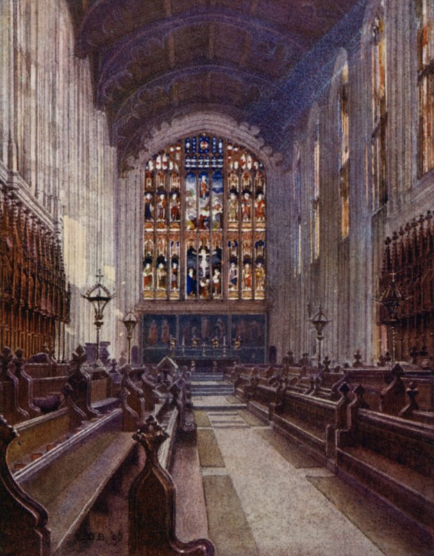 Eton: Upper Chapel by E. D. Brinton