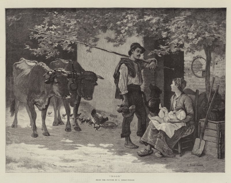 Noon by Edouard Debat Ponsan