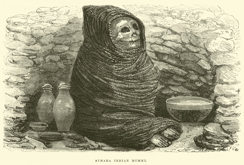 Aymara Indian Mummy by Edouard Riou