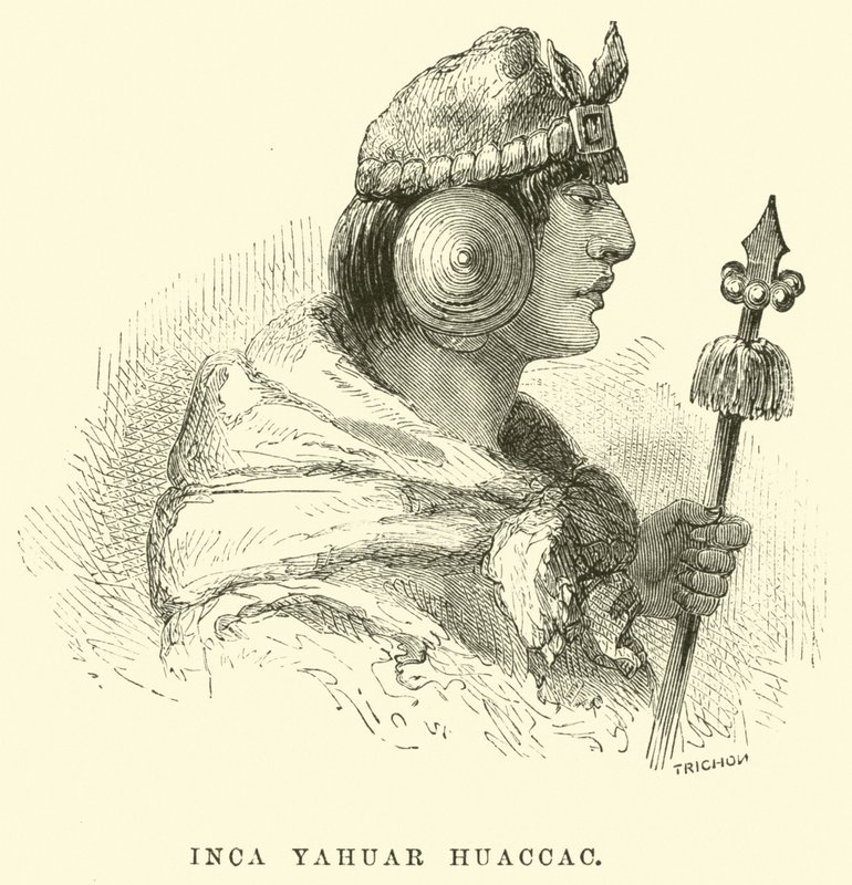 Inca Yahuar Huaccac by Edouard Riou