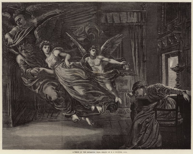 A Vision of the Departing Year by Edward John Poynter