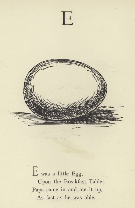 The Letter E by Edward Lear