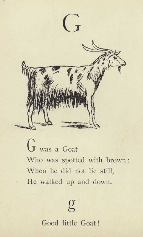 The Letter G by Edward Lear