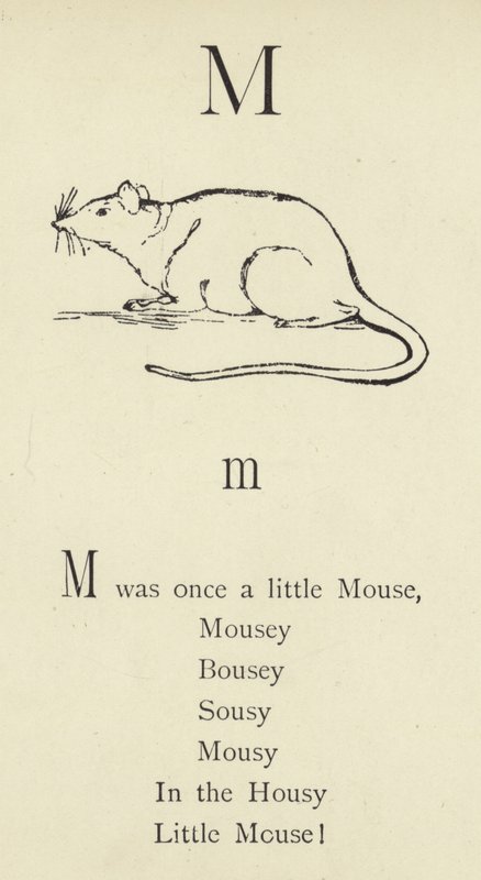 The Letter M by Edward Lear