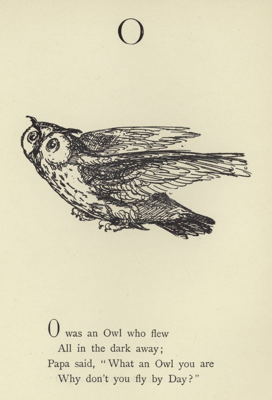 The Letter O by Edward Lear