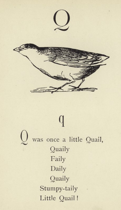 The Letter Q by Edward Lear