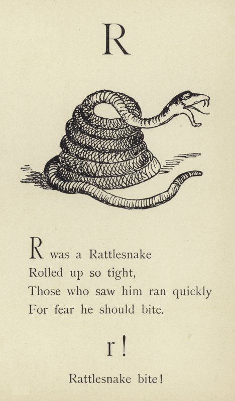 The Letter R by Edward Lear