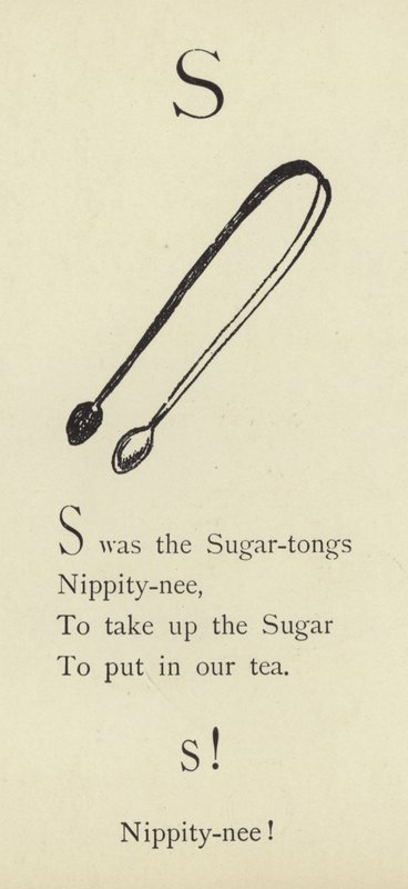 The letter S by Edward Lear