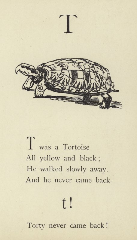 The Letter T by Edward Lear