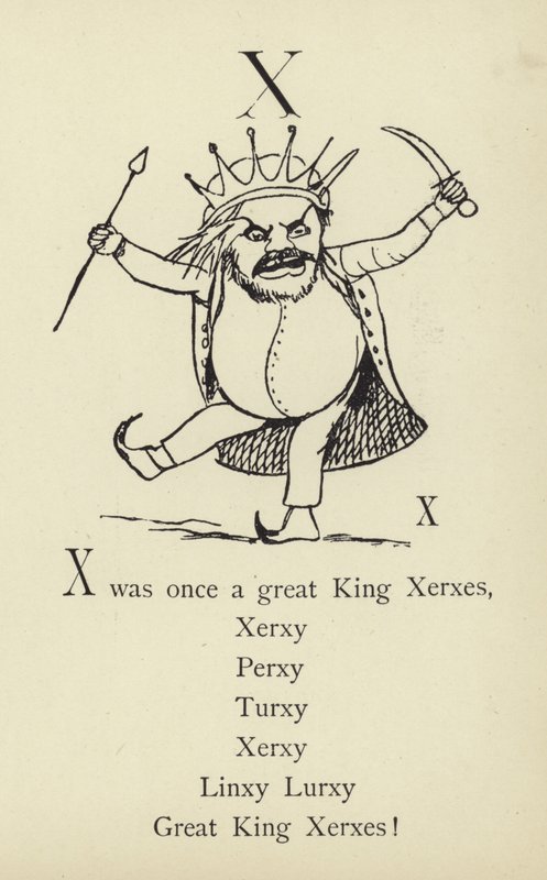 The Letter X by Edward Lear