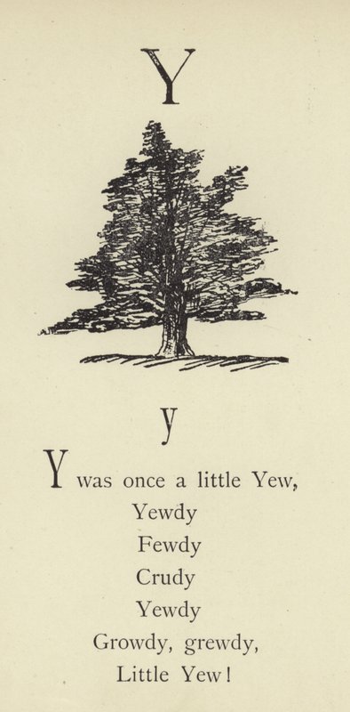 The Letter Y by Edward Lear