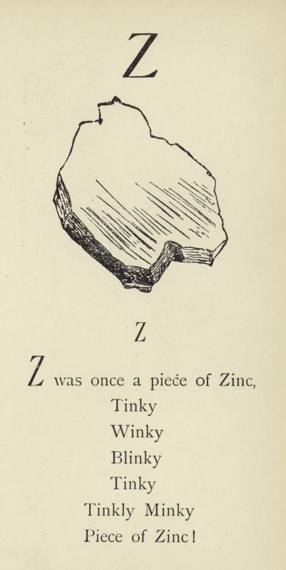 The letter Z by Edward Lear