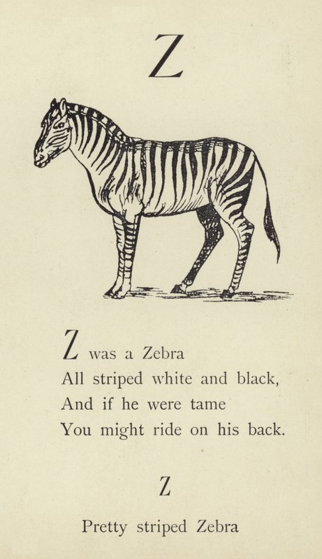 The Letter Z by Edward Lear