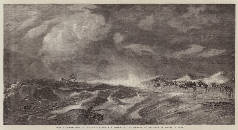 The Life-Boat by Edward Duncan