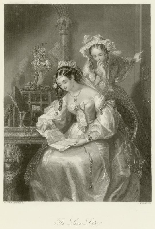 The Love Letter by Edward Henry Corbould