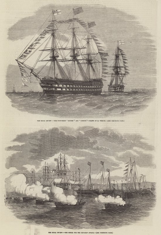 The Naval Review by Edwin Weedon