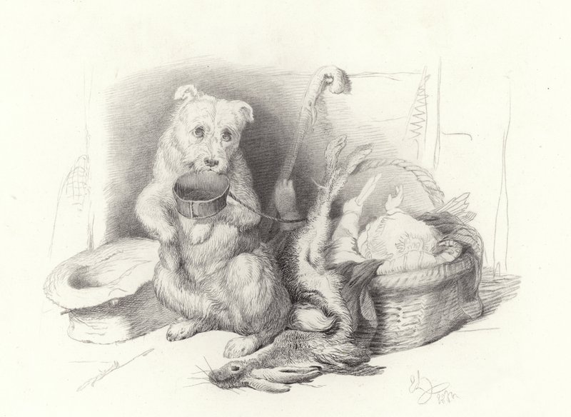 The Beggar by Edwin Landseer