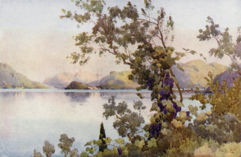 Evening, Lake Como by Ella Du Cane
