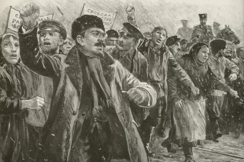 Leon Trotsky by English School