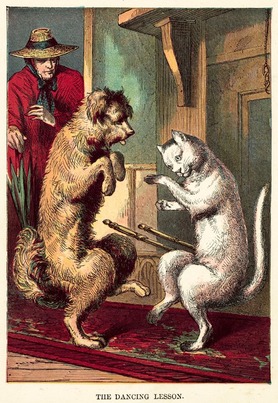 The Dancing Lesson by English School