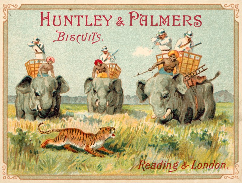 Tiger Hunt by English School