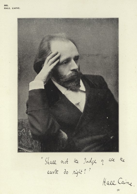 Mr Hall Caine by English Photographer