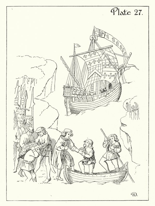 A 15th Century Ship by English School
