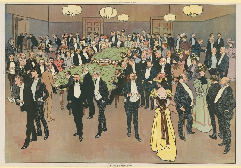 A Game of Roulette by English School