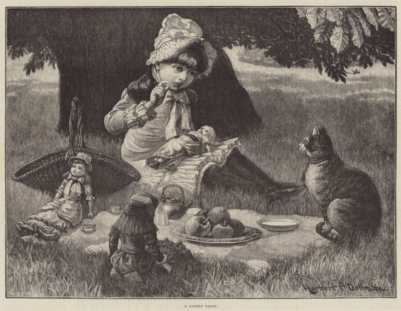 A Garden Party by English School
