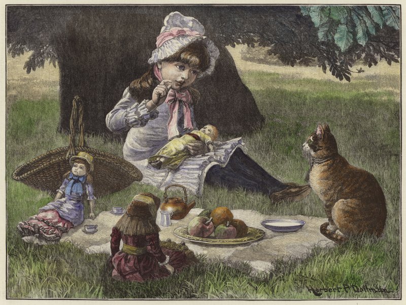 A Garden Party by English School